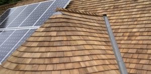 Cedar shake roof