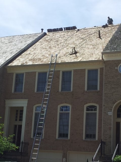 Cedar shake roof in Potomac