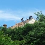 Cedar shake roof