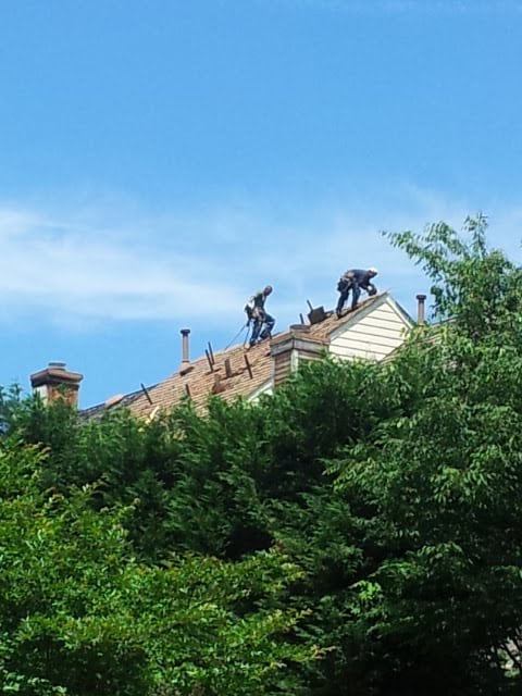 Cedar shake roof