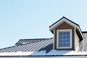 House with metal roof