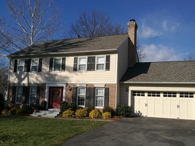 Rockville MD house with new roof