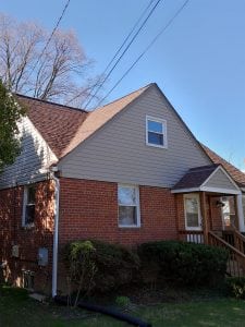 Kensington MD house with roof after tearoff