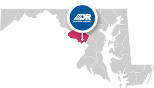 Map of Dominion Roofing location in Montgomery County