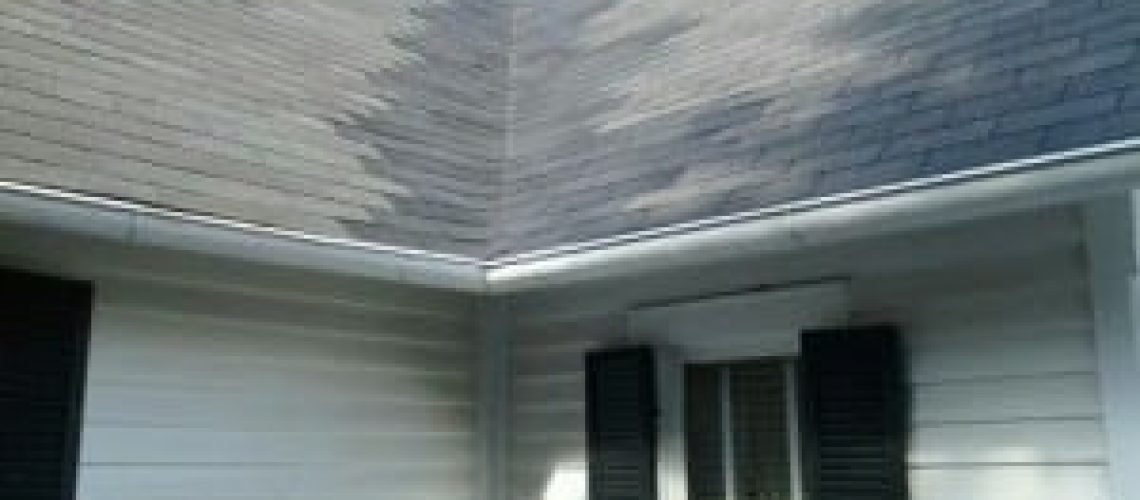 Roof with shingles