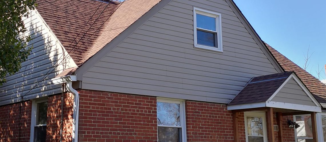 Kensington MD house with roof after tearoff