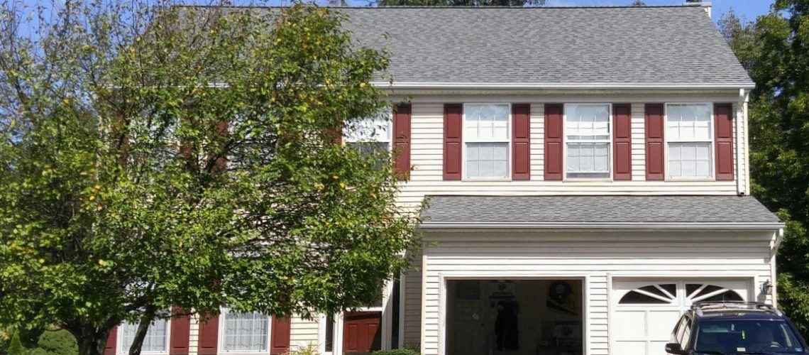 House with new roof